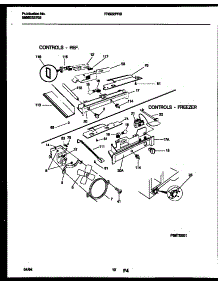 06 - Refrigerator Control Assembly, Damp parts for Frigidaire Refrigerator FRS22PRBD0 from AppliancePartsPros.com