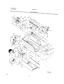 17 - Ice Container parts for Frigidaire Refrigerator FRS20ZSHB5 from AppliancePartsPros.com
