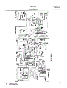 21 - Wiring Diagram parts for Frigidaire Refrigerator FRS20ZSHB5 from AppliancePartsPros.com