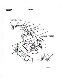 06 - Controls, Damper, Fan Section parts for Frigidaire Refrigerator FRS22VSBW0 from AppliancePartsPros.com