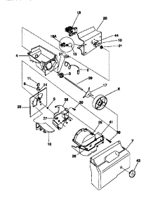 09 - Container / Drive parts for Frigidaire Refrigerator FRS22WNCW1 from AppliancePartsPros.com