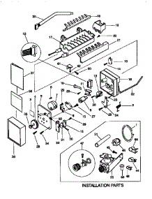 10 - Ice Maker parts for Frigidaire Refrigerator FRS22WNCW1 from AppliancePartsPros.com