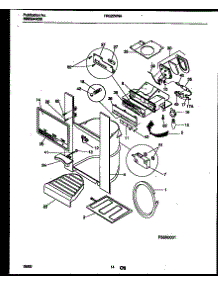 08 - Ice Door, Dispenser And Water Tanks parts for Frigidaire Refrigerator FRS22WNAD1 from AppliancePartsPros.com
