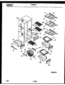 05 - Shelves And Supports parts for Frigidaire Refrigerator FRS22WNAW1 from AppliancePartsPros.com