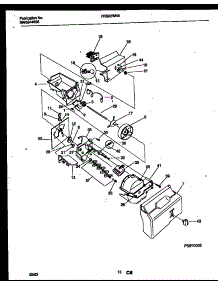 09 - Ice Dispenser parts for Frigidaire Refrigerator FRS22WNAW1 from AppliancePartsPros.com