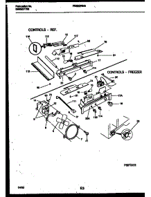 06 - Refrigerator Control Assembly, Damp parts for Frigidaire Refrigerator FRS22WNAD0 from AppliancePartsPros.com