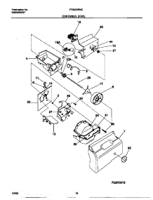 09 - Container, Drive parts for Frigidaire Refrigerator FRS22WNCD0 from AppliancePartsPros.com