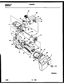 09 - Ice Dispenser parts for Frigidaire Refrigerator FRS22WNBW0 from AppliancePartsPros.com