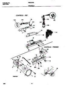 06 - Controls parts for Frigidaire Refrigerator FRS22ZRGB3 from AppliancePartsPros.com