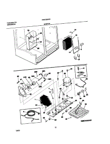 13 - System parts for Frigidaire Refrigerator FRS23BH5CW0 from AppliancePartsPros.com