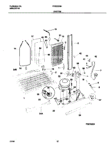 07 - System parts for Frigidaire Refrigerator FRS22ZGHW1 from AppliancePartsPros.com