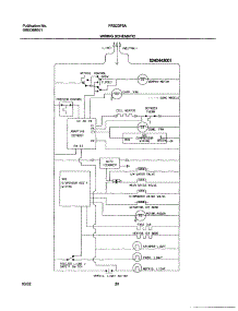 20 - Wiring Scheamtic parts for Frigidaire Refrigerator FRS23F5AQ4 from AppliancePartsPros.com