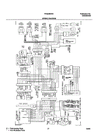 21 - Wiring Diagram parts for Frigidaire Refrigerator FRS23BH5CB0 from AppliancePartsPros.com
