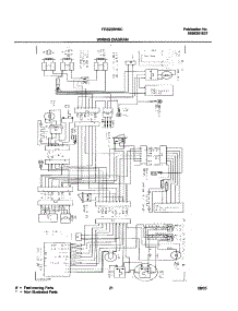 21 - Wiring Diagram parts for Frigidaire Refrigerator FRS23BH6CQ0 from AppliancePartsPros.com