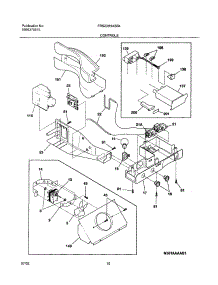 11 - Controls parts for Frigidaire Refrigerator FRS23H5ASB4 from AppliancePartsPros.com