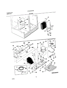 13 - System parts for Frigidaire Refrigerator FRS23H5ASB4 from AppliancePartsPros.com