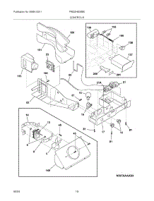 11 - Controls parts for Frigidaire Refrigerator FRS23H5DSB0 from AppliancePartsPros.com