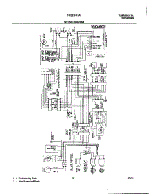 21 - Wiring Diagram parts for Frigidaire Refrigerator FRS23HF5AQ2 from AppliancePartsPros.com