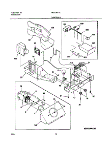 11 - Controls parts for Frigidaire Refrigerator FRS23KF7AQ2 from AppliancePartsPros.com