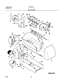 17 - Ice Container parts for Frigidaire Refrigerator FRS23KF7AB6 from AppliancePartsPros.com