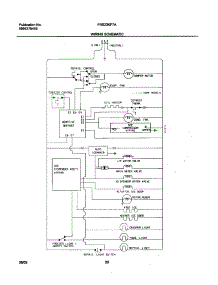 20 - Wiring Schematic parts for Frigidaire Refrigerator FRS23KF7AB6 from AppliancePartsPros.com