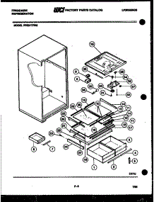 04 - Shelves And Supports parts for Frigidaire Refrigerator FPE21TFA0 from AppliancePartsPros.com