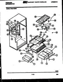03 - Cabinet Parts parts for Frigidaire Refrigerator FPE21TIEL0 from AppliancePartsPros.com