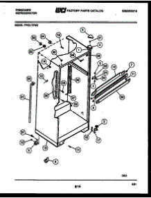 03 - Cabinet Parts parts for Frigidaire Refrigerator FPE21TPL0 from AppliancePartsPros.com