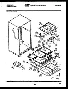 04 - Shelves And Supports parts for Frigidaire Refrigerator FPE21TPL0 from AppliancePartsPros.com