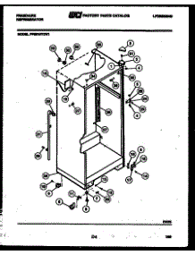 03 - Cabinet Parts parts for Frigidaire Refrigerator FPES18TCF1 from AppliancePartsPros.com