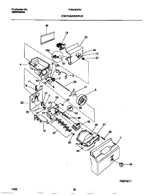 09 - Container / Drive parts for Frigidaire Refrigerator FRS24WRCD4 from AppliancePartsPros.com