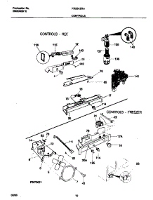06 - Controls parts for Frigidaire Refrigerator FRS24ZRHD3 from AppliancePartsPros.com