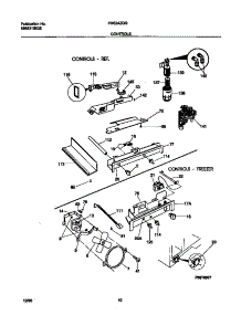 06 - Controls parts for Frigidaire Refrigerator FRS24ZGGB3 from AppliancePartsPros.com