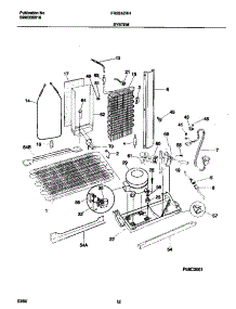 07 - System parts for Frigidaire Refrigerator FRS24ZRHW3 from AppliancePartsPros.com