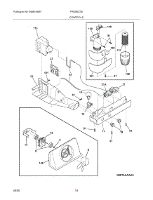 11 - Controls parts for Frigidaire Refrigerator FRS266ZDSB9 from AppliancePartsPros.com
