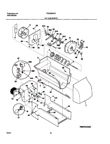 17 - Ice Container parts for Frigidaire Refrigerator FRS26BH6CQ0 from AppliancePartsPros.com
