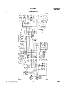 21 - Wiring Diagram parts for Frigidaire Refrigerator FRS26BH6CB2 from AppliancePartsPros.com