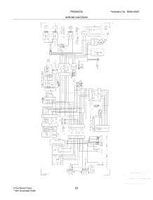 23 - Wiring Diagram parts for Frigidaire Refrigerator FRS266ZDSB9 from AppliancePartsPros.com
