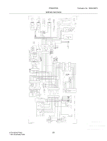 21 - Wiring Diagram parts for Frigidaire Refrigerator FRS26BRDSB9 from AppliancePartsPros.com