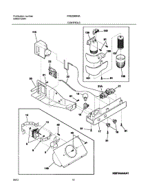 11 - Controls parts for Frigidaire Refrigerator FRS23KR4AQ5 from AppliancePartsPros.com