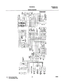 21 - Wiring Diagram parts for Frigidaire Refrigerator FRS23KR4AQ4 from AppliancePartsPros.com