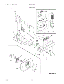 11 - Controls parts for Frigidaire Refrigerator FRS23LH5DW9 from AppliancePartsPros.com