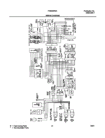 21 - Wiring Diagram parts for Frigidaire Refrigerator FRS23KR4AQ2 from AppliancePartsPros.com