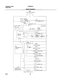20 - Wiring Schematic parts for Frigidaire Refrigerator FRS23KR4AQ5 from AppliancePartsPros.com
