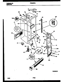 04 - Cabinet Parts parts for Frigidaire Refrigerator FRS22WRAD1 from AppliancePartsPros.com
