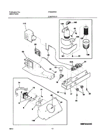 11 - Controls parts for Frigidaire Refrigerator FRS23R4AB6 from AppliancePartsPros.com