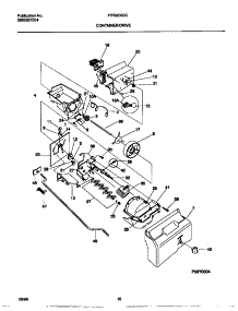 09 - Container / Drive parts for Frigidaire Refrigerator FRS22XGCD3 from AppliancePartsPros.com