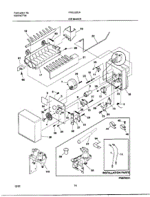18 - Ice Maker parts for Frigidaire Refrigerator FRS22ZGHD6 from AppliancePartsPros.com