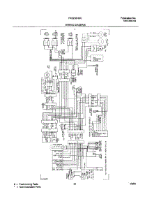 21 - Wiring Diagram parts for Frigidaire Refrigerator FRS23BH5CB1 from AppliancePartsPros.com