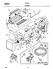 10 - Ice Maker parts for Frigidaire Refrigerator FRS22ZGHD1 from AppliancePartsPros.com
